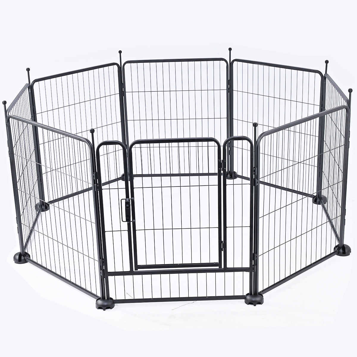 Indoor Pet Playpen with Secure 8-Panel Design