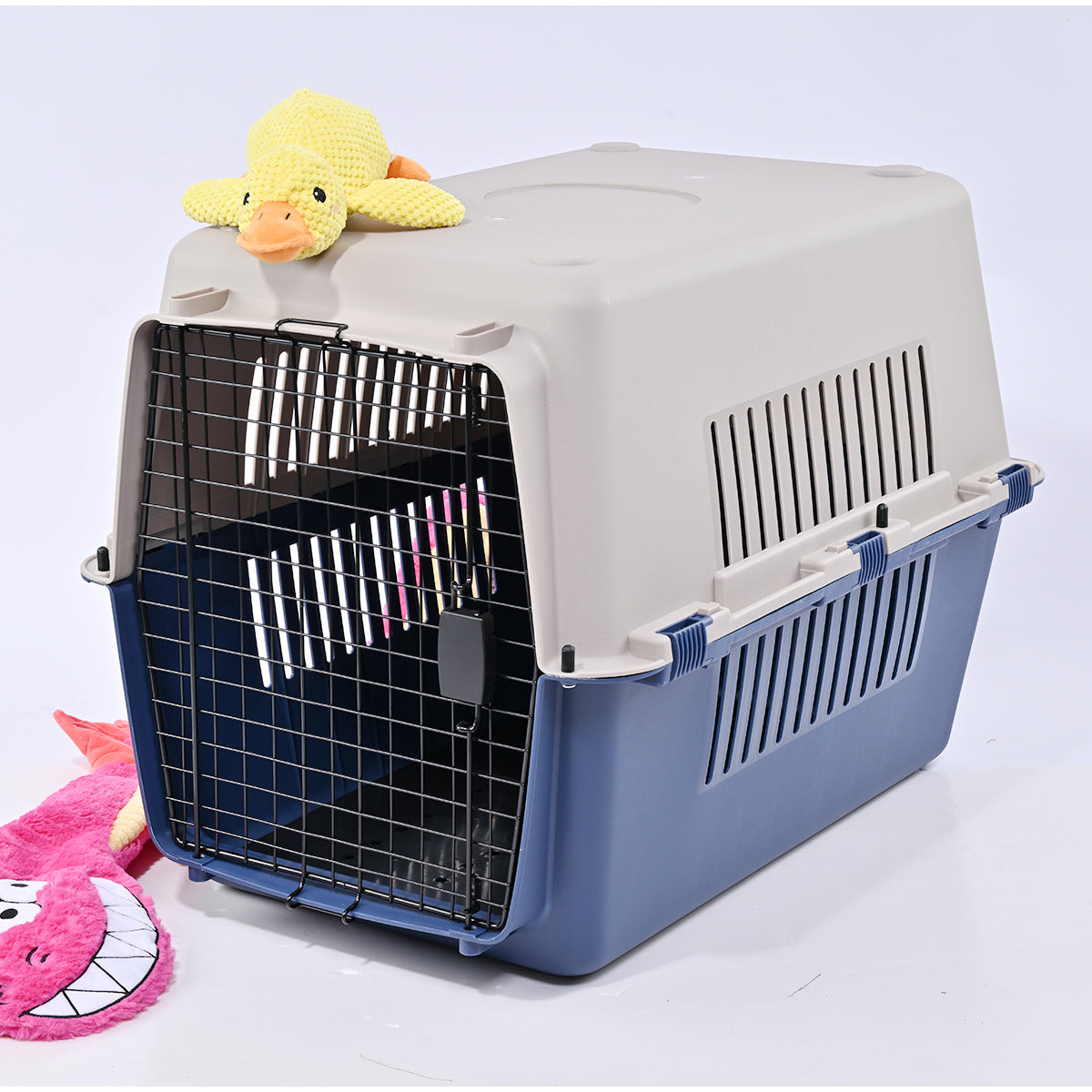 20" Portable Hard Pet Kennel for Cats & Dogs