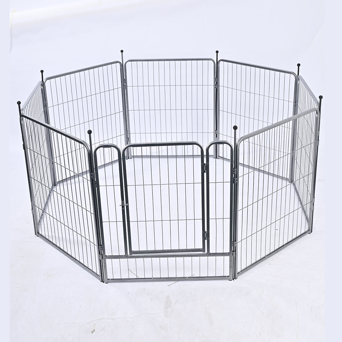 Heavy Duty 8-Panel Dog Playpen for Indoor Use