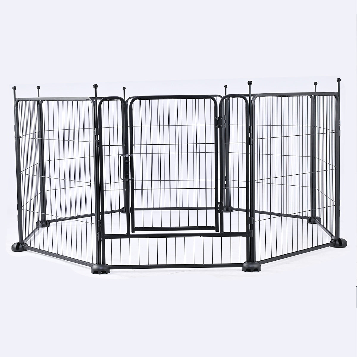 Indoor Pet Playpen with Secure 8-Panel Design