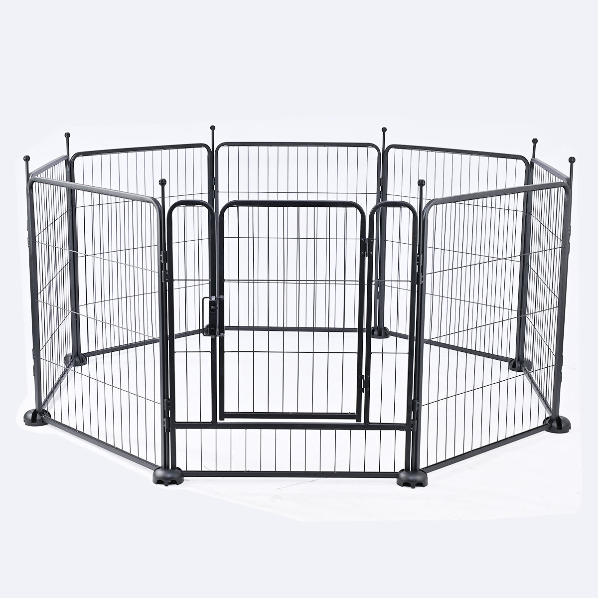 Indoor Pet Playpen with Secure 8-Panel Design