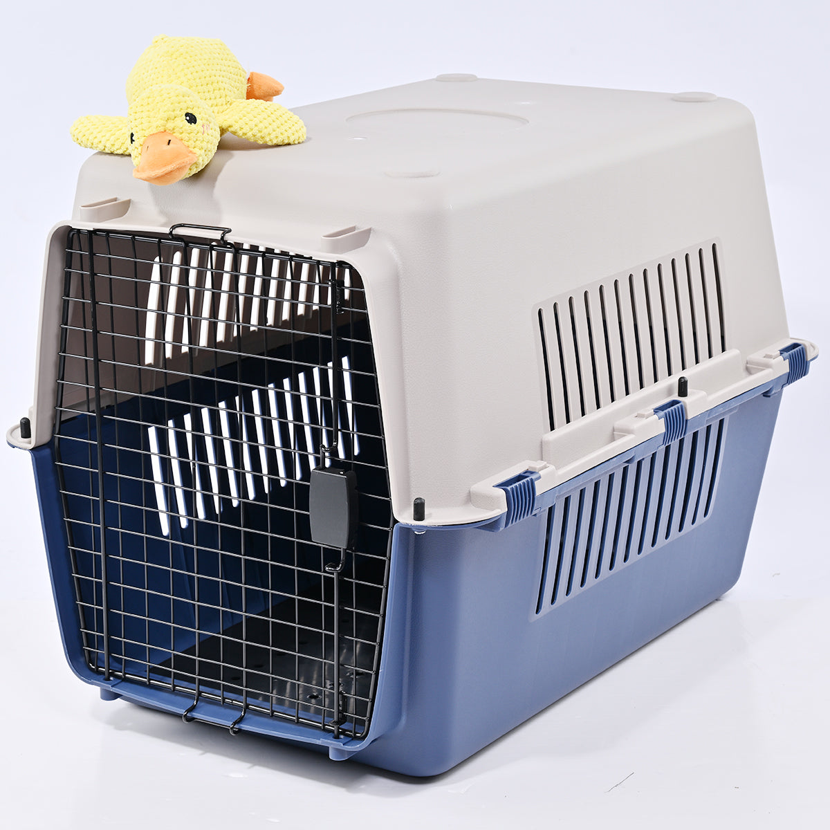 20" Portable Hard Pet Kennel for Cats & Dogs