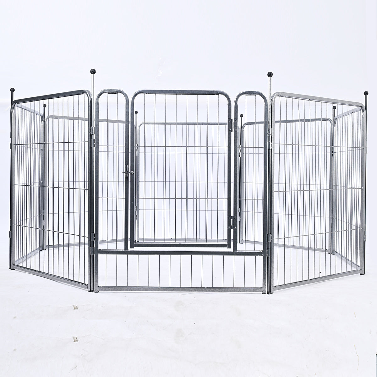 Heavy Duty 8-Panel Dog Playpen for Indoor Use