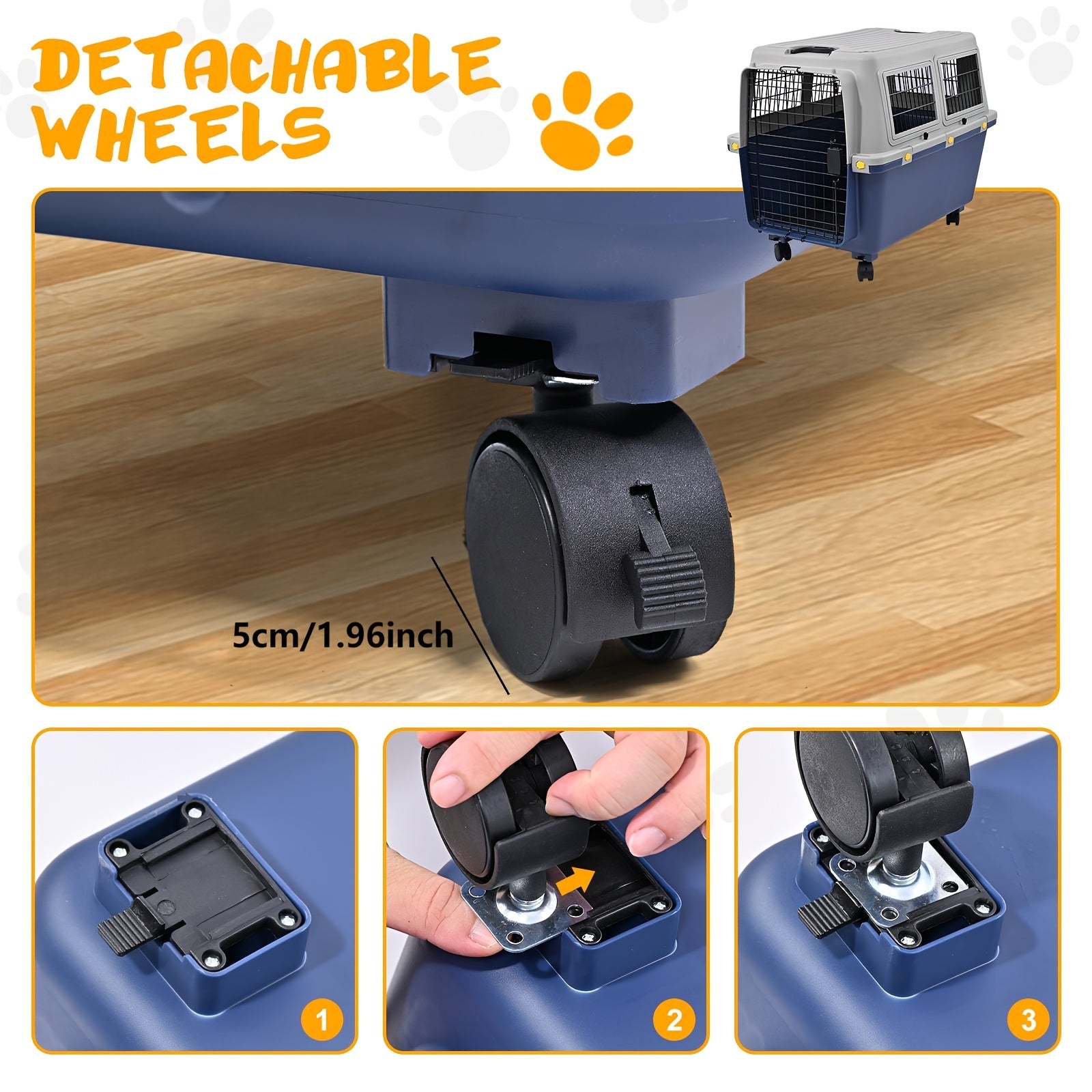 Freepet Dog Premium Kennel - Portable Dog Carriers & Crates for Large Dogs, Airline-Friendly, Durable Plastic, Pet Carrier For Home and Travel