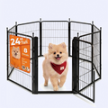 Freepet Dog Playpen - 32 inch 8 Panels Heavy Duty Metal Puppy Fence