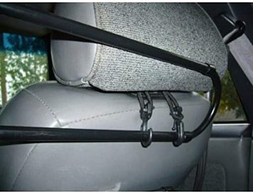 Original Car, SUV, Truck Dog Barrier: Adjustable Universal for All Vehicles - Moves with Your Vehicle Seats. Tilt. Slide. Recline. Easy Install - Strong Metal Tubing Gate Pet Divider