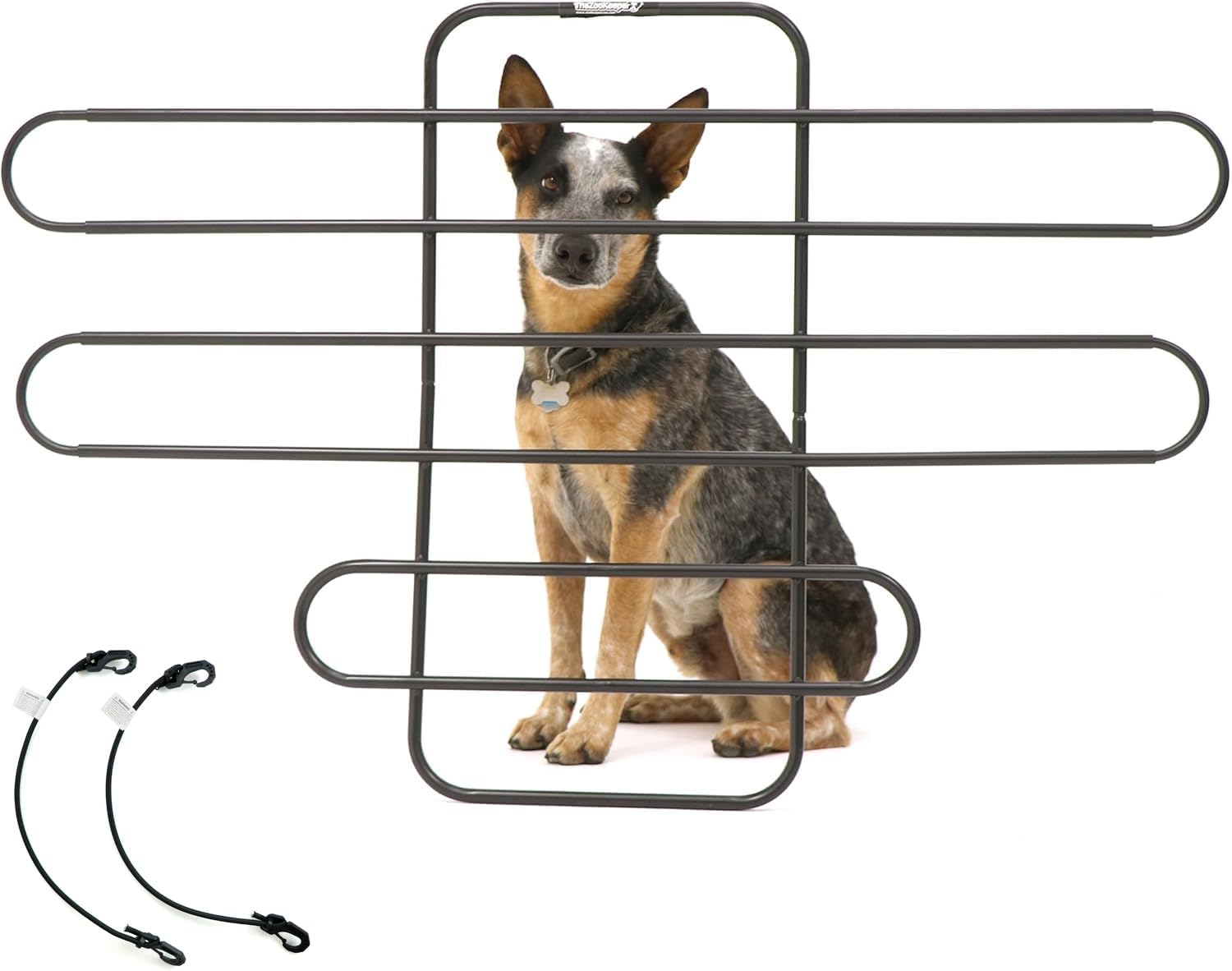 Original Car, SUV, Truck Dog Barrier: Adjustable Universal for All Vehicles - Moves with Your Vehicle Seats. Tilt. Slide. Recline. Easy Install - Strong Metal Tubing Gate Pet Divider