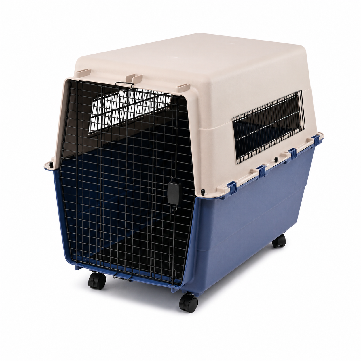 Freepet Dog Classic Kennel - Portable Dog Carriers & Crates for Large Dogs, Airline-Friendly, Durable Plastic, Pet Carrier For Home and Travel